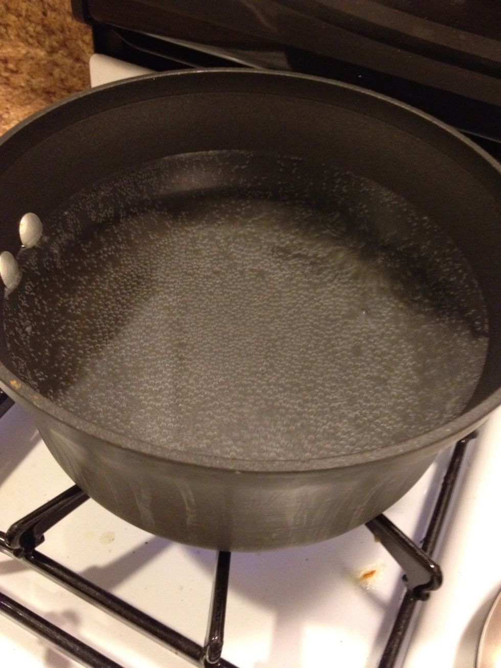 Bring water to boil