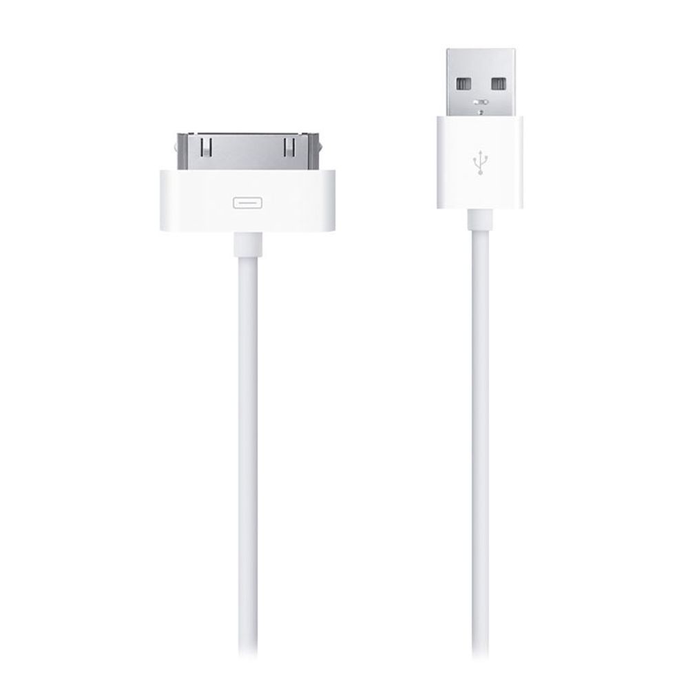 Bring your Dock connector to USB cable ( for iPhone 4S, iPad (3rd gen.), etc.) or Lightning connector to USB cable ( for iPhone 5, iPad mini, etc. ).