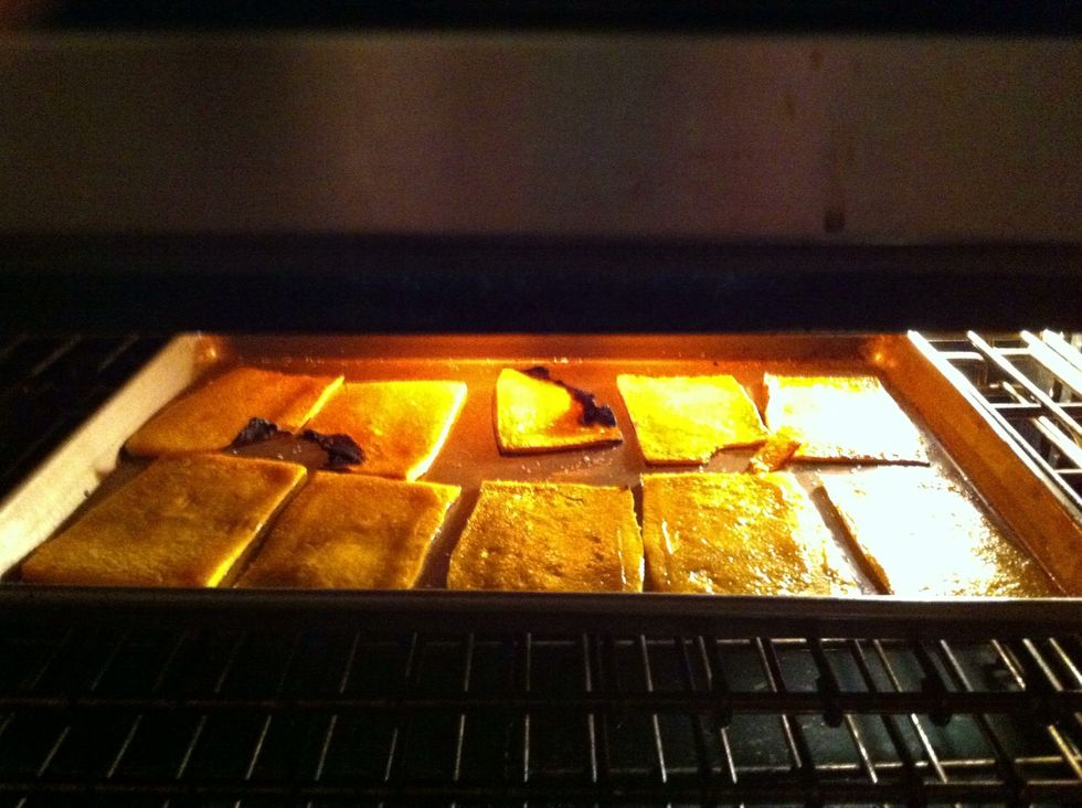Broil BN's last 2 min. Caramelize those sweet Butternuts.