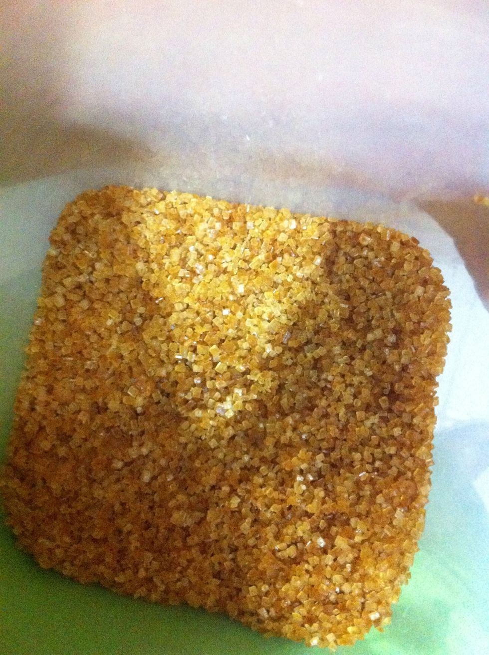 Brown sugar. I sprinkled some right on top of the pizza sauce to give a little tanginess