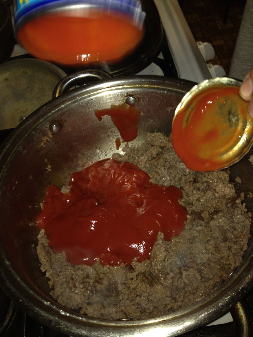 Brown the meat add all the ingredients