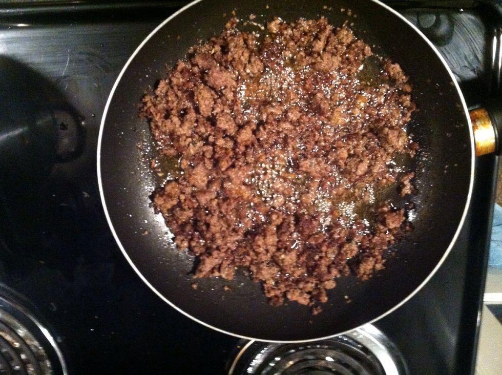 Brown the meat like so.