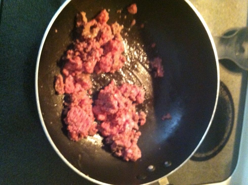 Brown up that meat, playa! seasoning it at this point is a good idea too \ud83d\ude0a not too salty!!! The velveta and salsa will ensure that this is flavor packed, don't over do it.