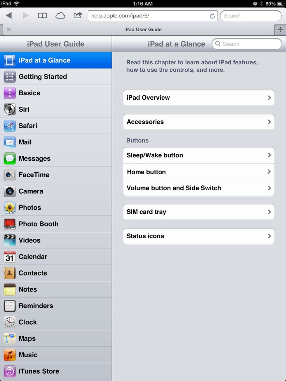 Browse around at all the basic features and functions of your iPad. Enjoy!