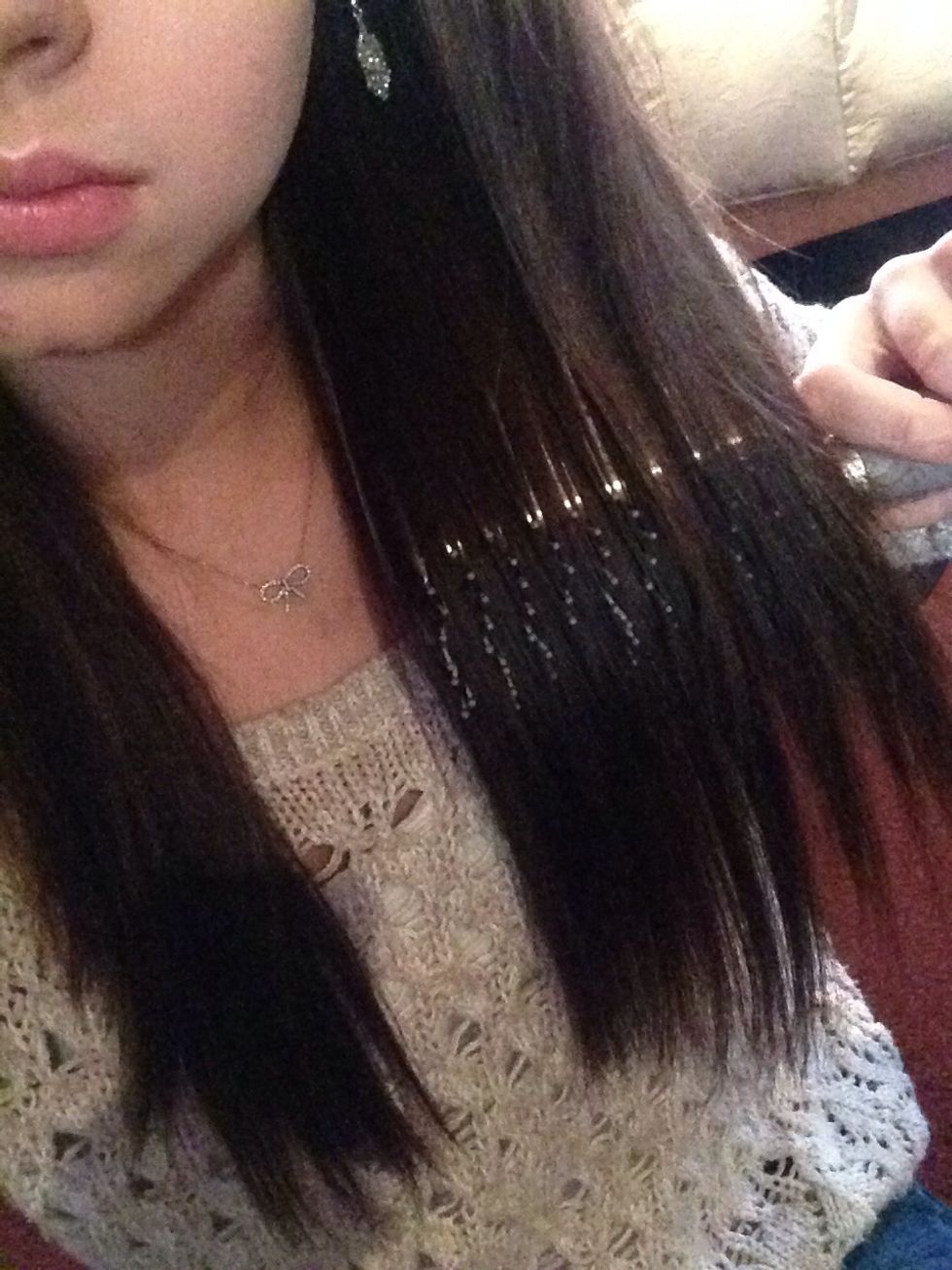 Brush out all the knots in your hair.