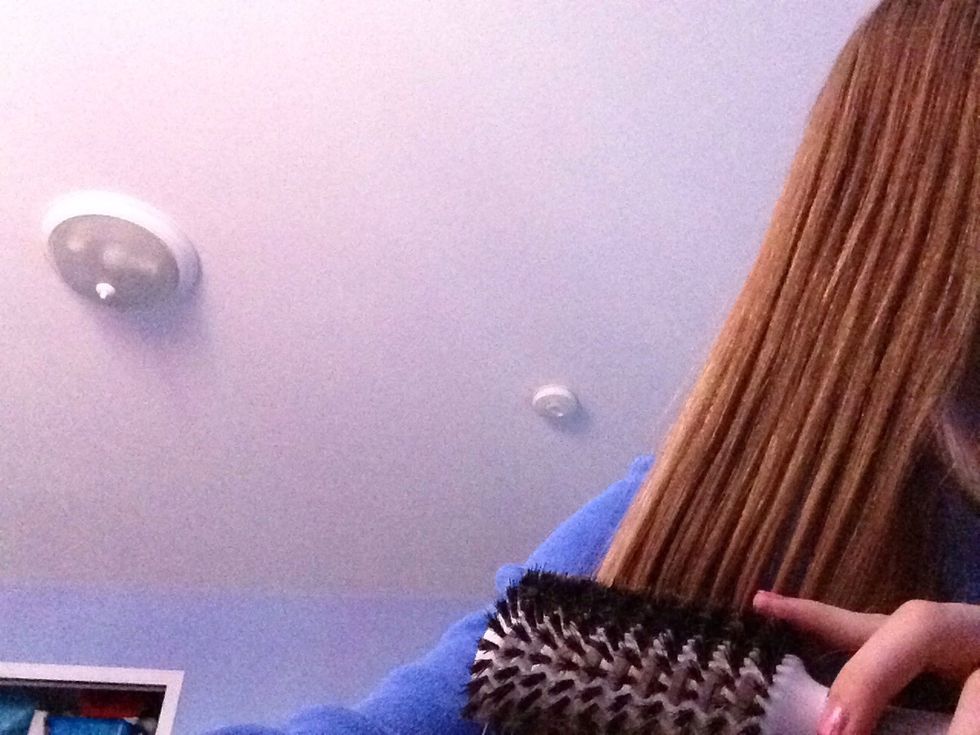 Brush out hair to remove any tangles