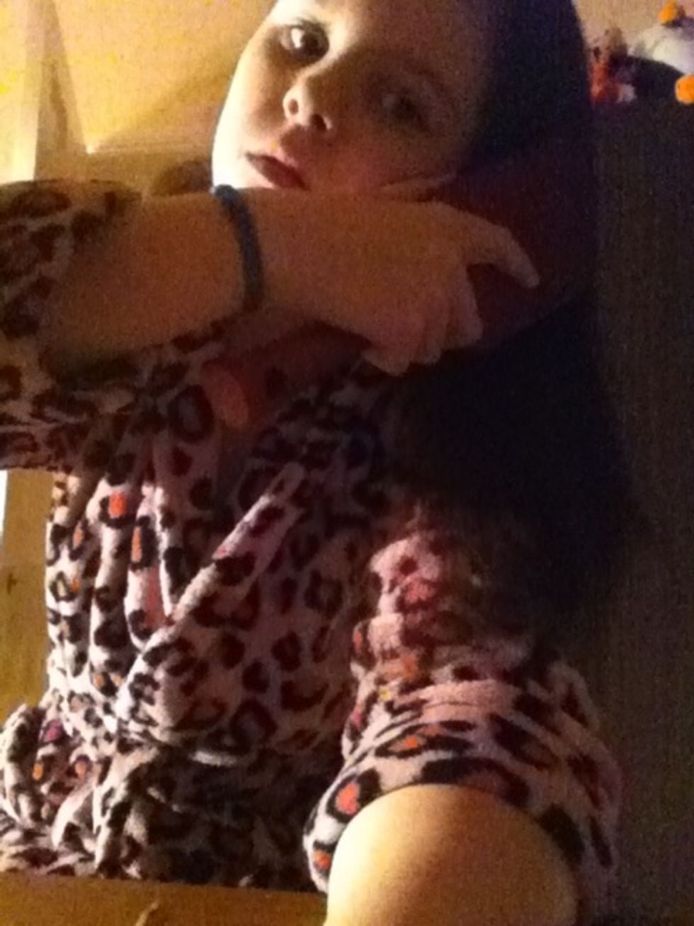 Brush your hair so that it is nice and smooth and straight