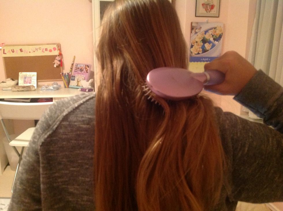 brush your hair until all the knots are gone!