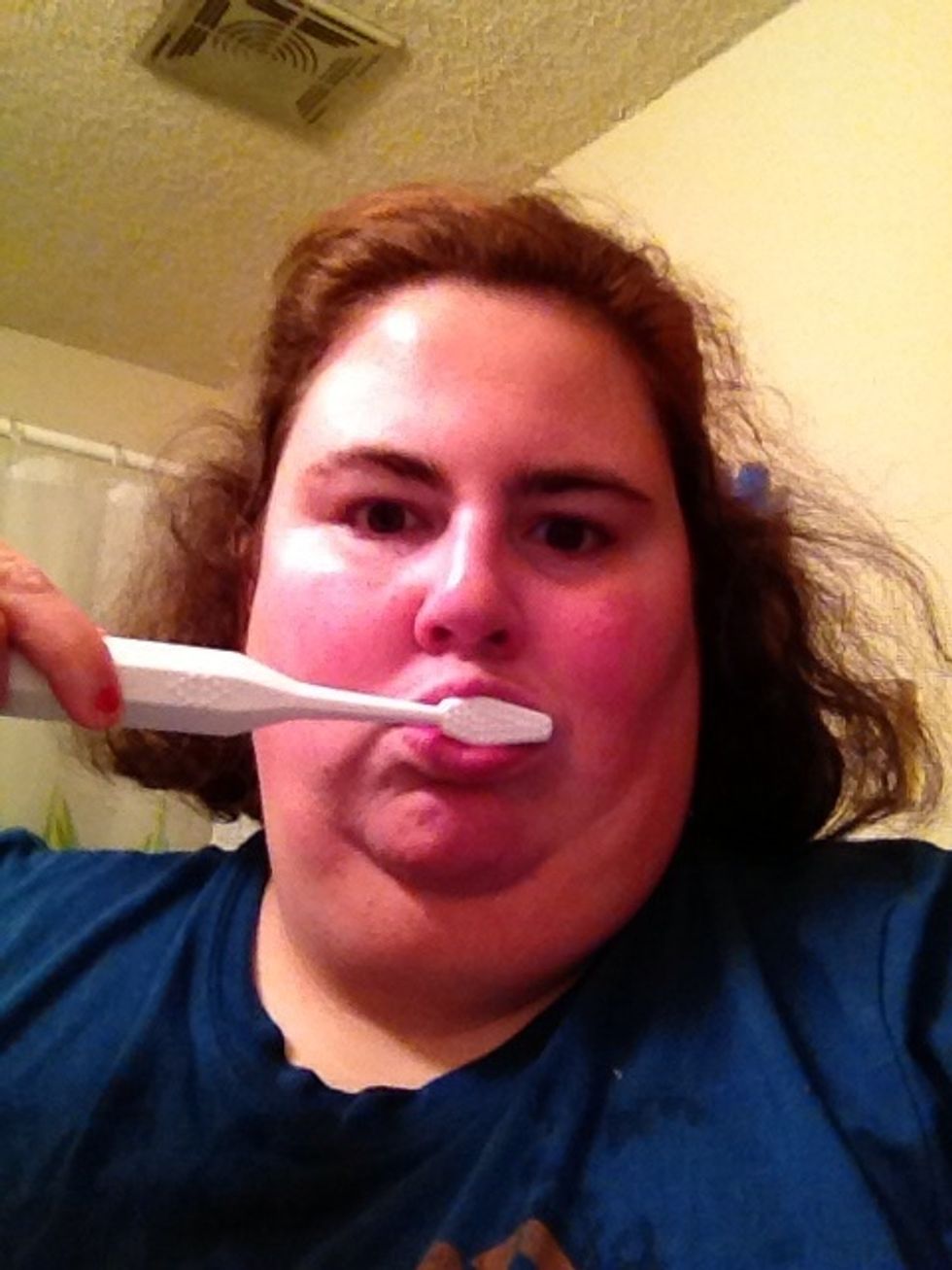 Brush your teeth. And floss if you do.