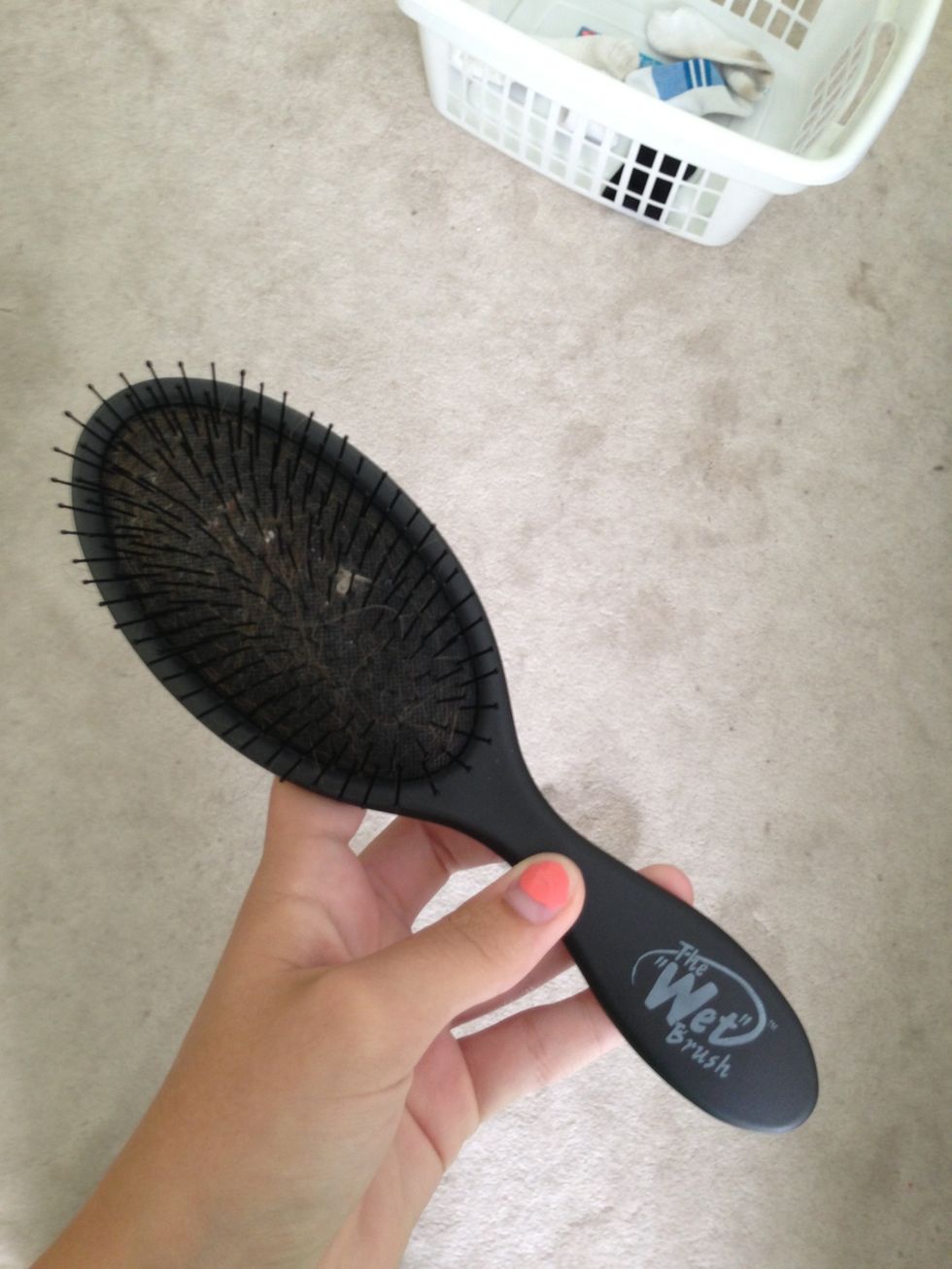 Brushes and combs are your bestfriend. I LOVE this brush because it's supposed to be used when hair is wet, and it works GREAT! I combs through your hair like a dream. Also, it's much less damaging!