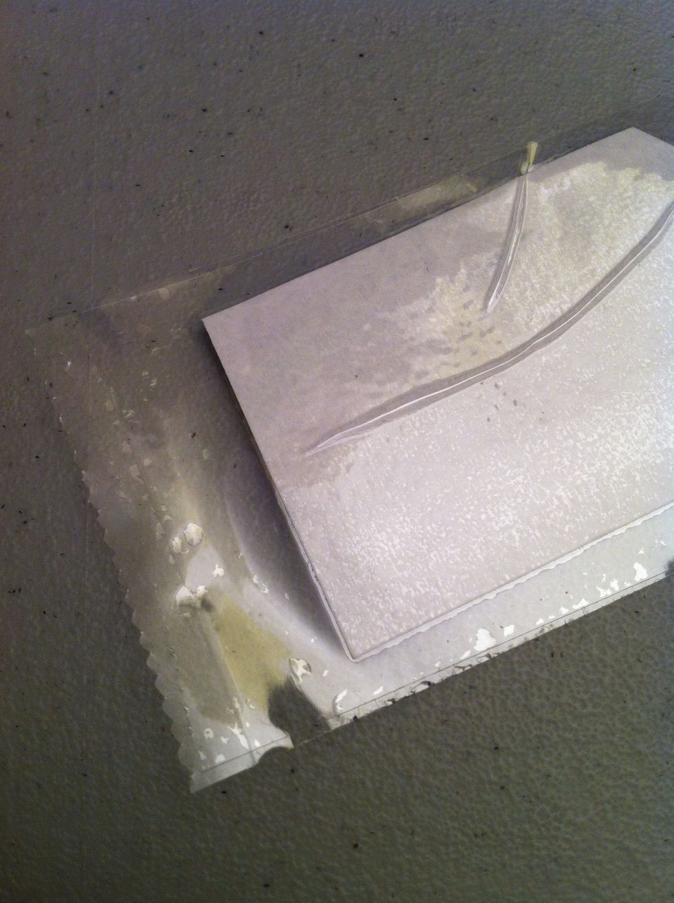 ... bubbles and creases in the tape like this.