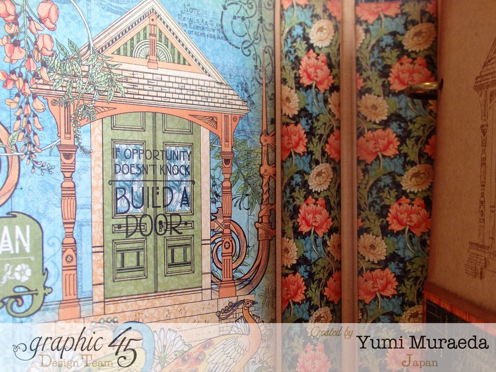 Buck of front cover Paste and stamp