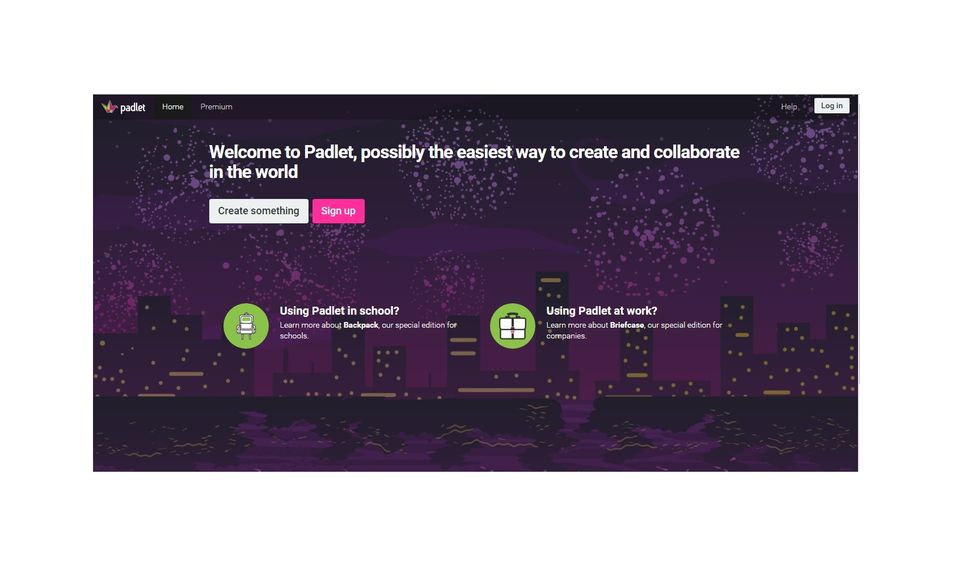 Build a new wall by clicking on the button \u201cCreate something\u201d