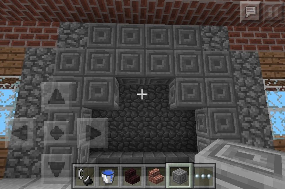 Build different arches on each chimney entrance.