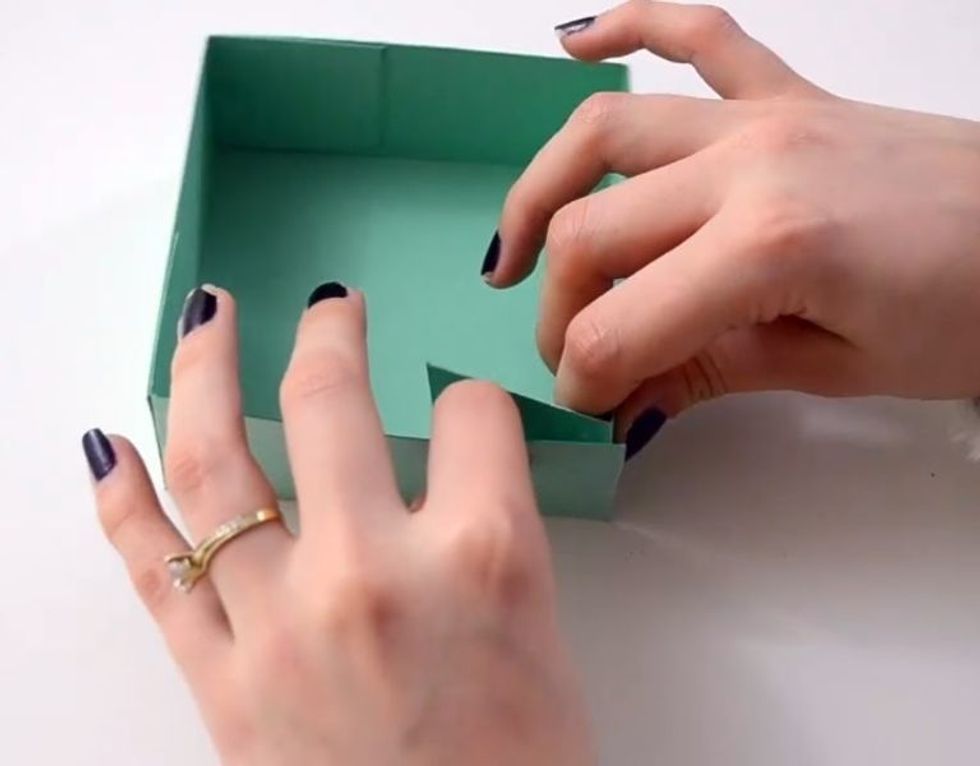 Build the base for your gift box.