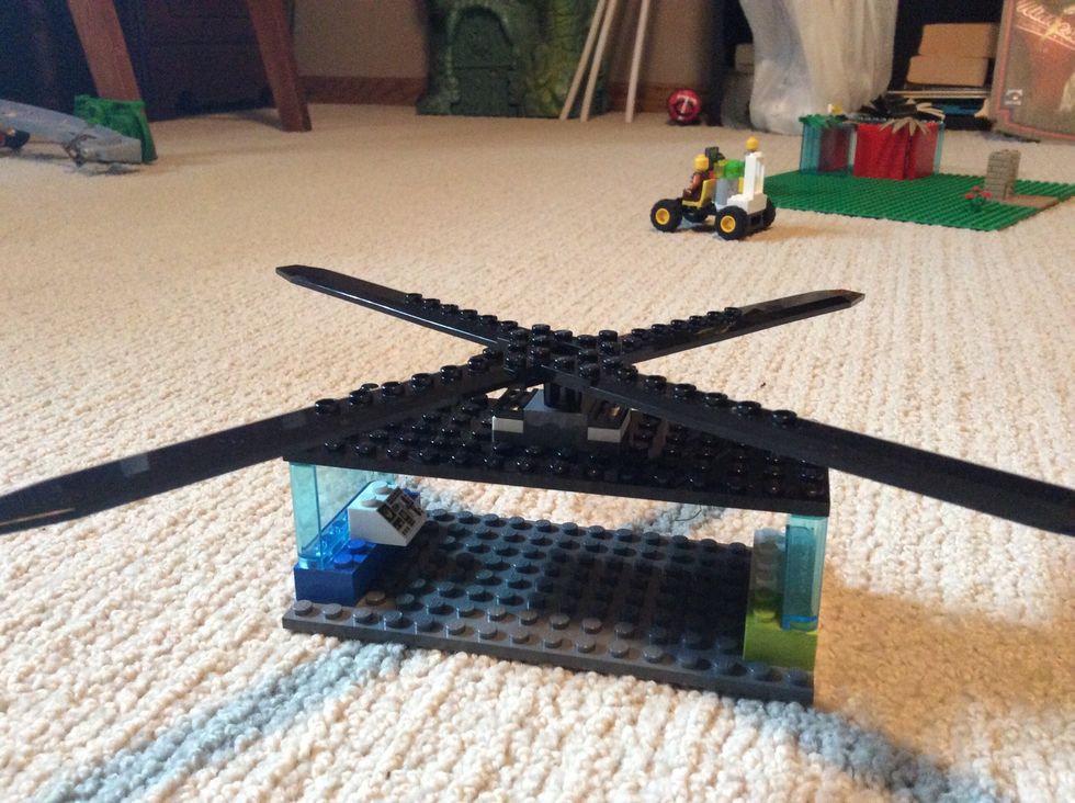 Build the base of the helicopter