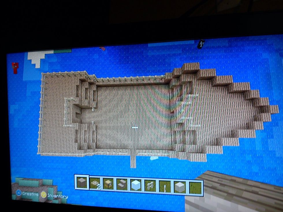 Build the deck of the boat.