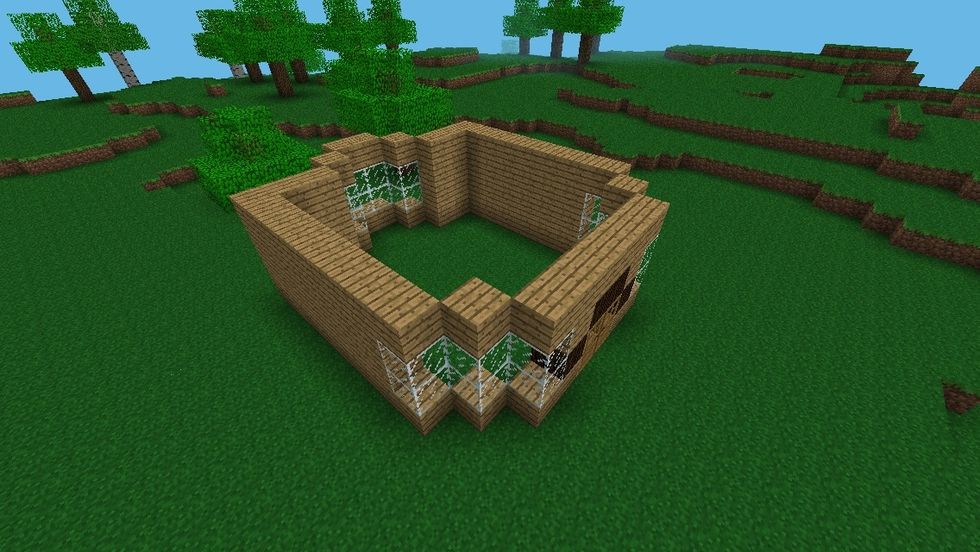 Build the wall so it is 4 blocks high.