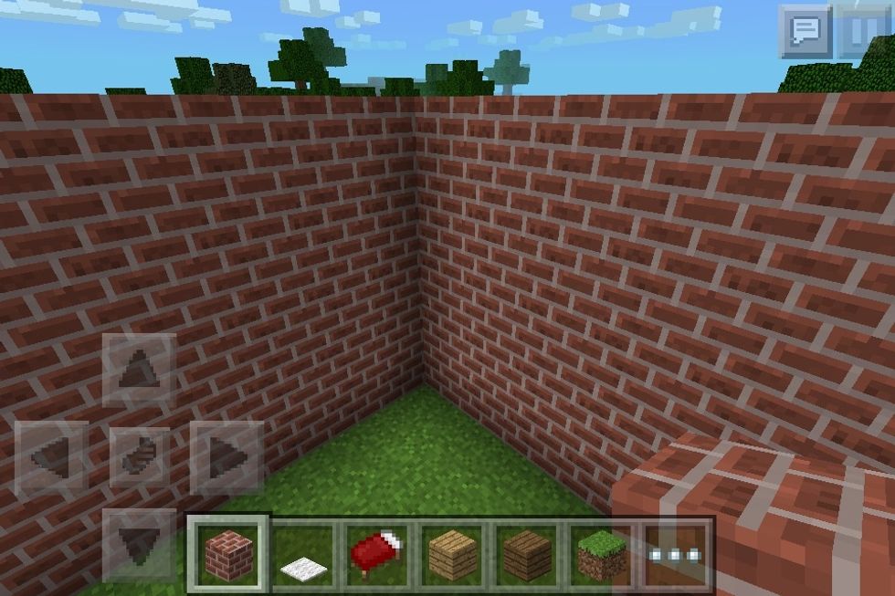 Build your walls up five blocks