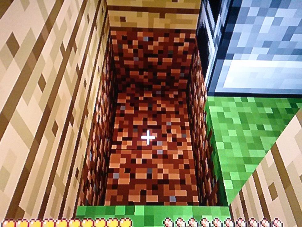 But before you place down your bed break the first 2 blocks you see as you walk in.