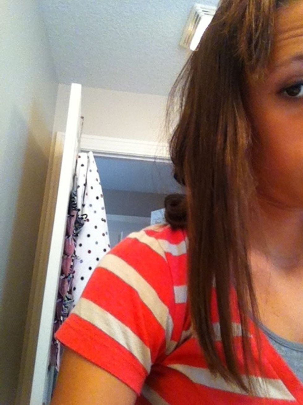 But dont do to much hair or do the process to fast.. Otherwise your hair will look like this