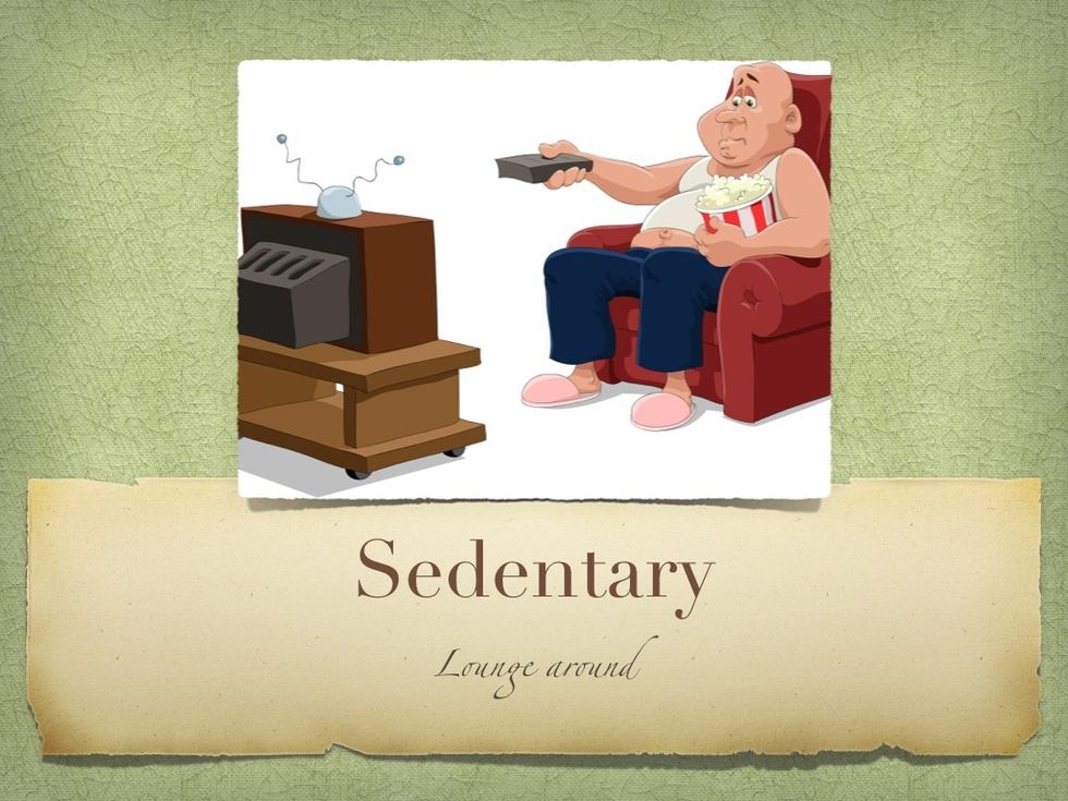 But if you are like this guy, your body says, ''Well, I guess this guy doesn't need these calories.'' So the extra calories are stored as FAT.