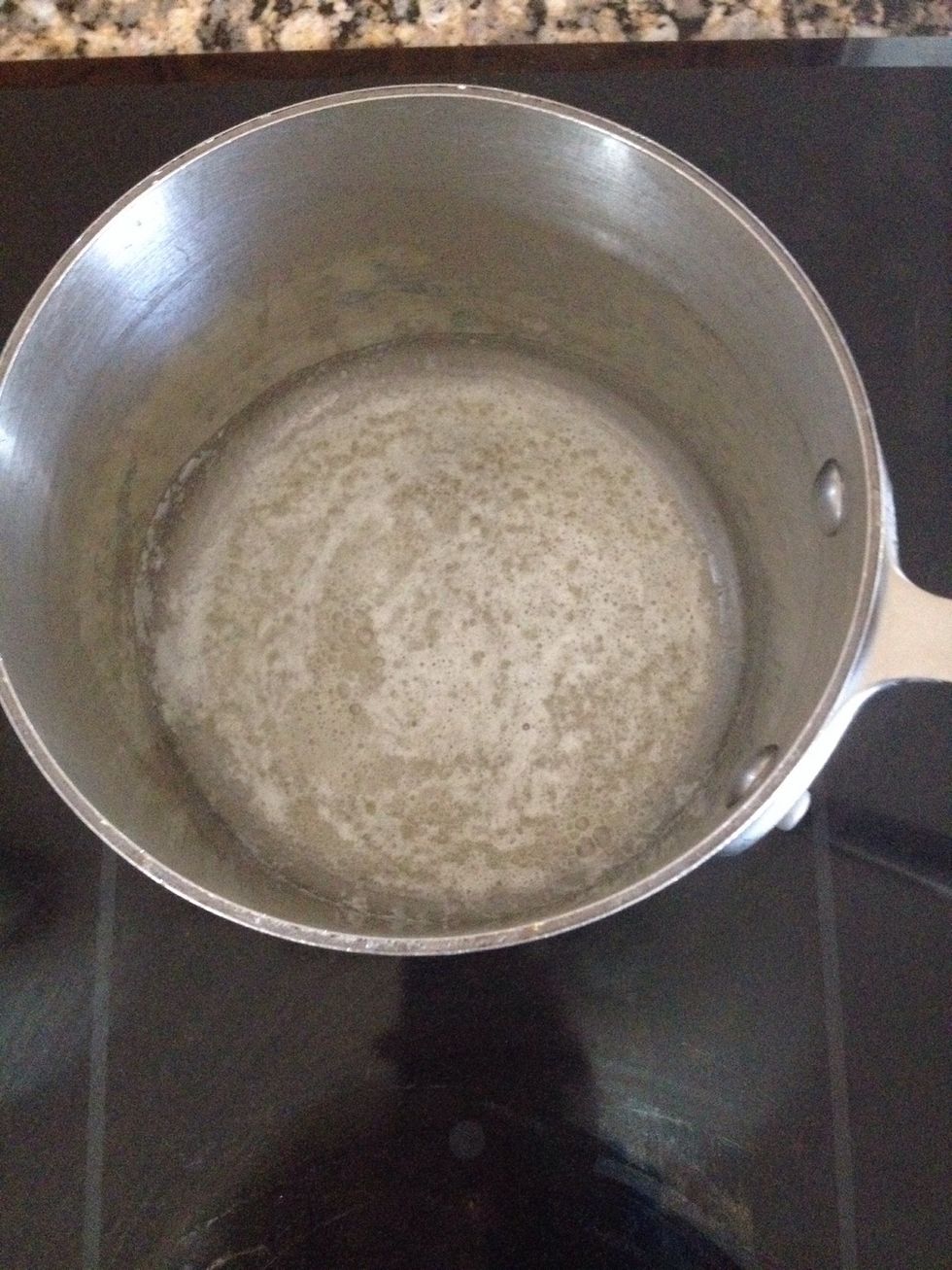 But if you chose a glaze (which I prefer) warm up 2TB butter