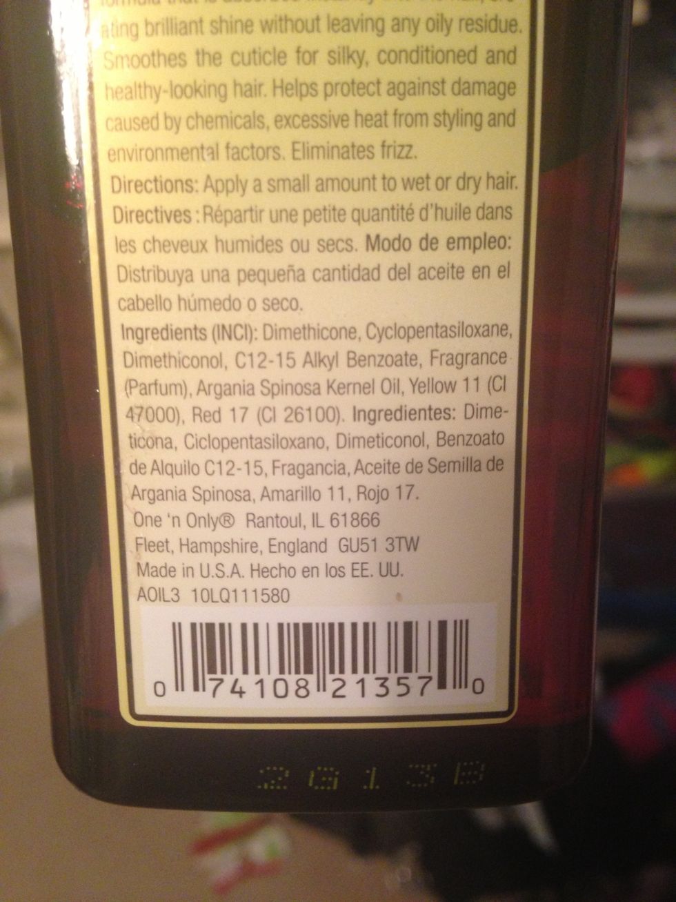But make sure it is all natural if it is not the first or second ingredient don't use it the first and second should be water