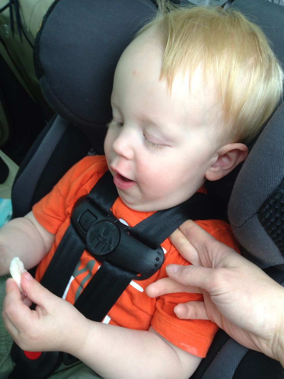 But not two stacked in one another. Chest clip should be positioned so that the top of it is in line with the armpits