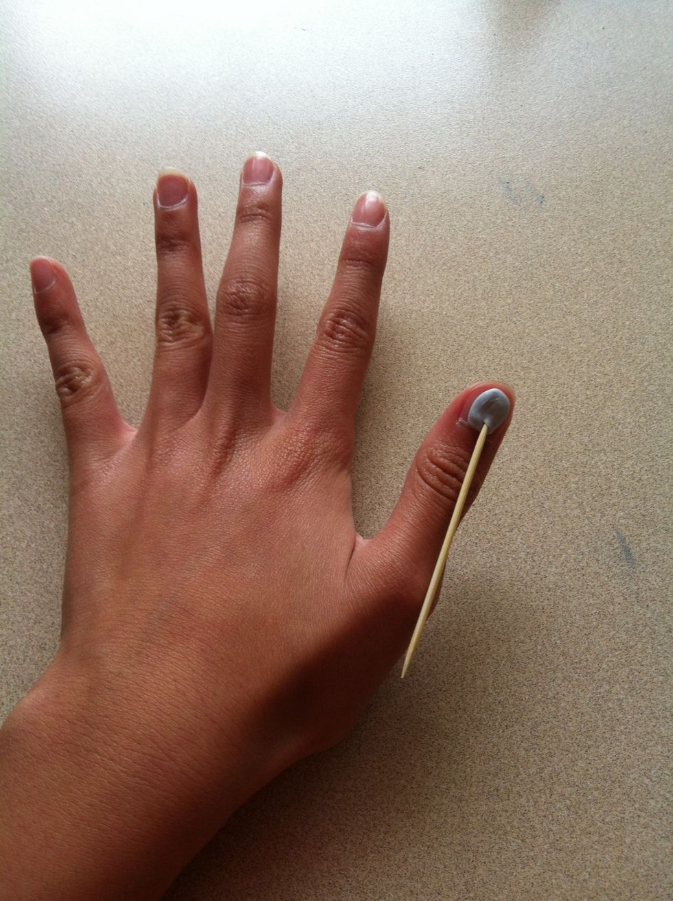But really it's just on the back of your hand