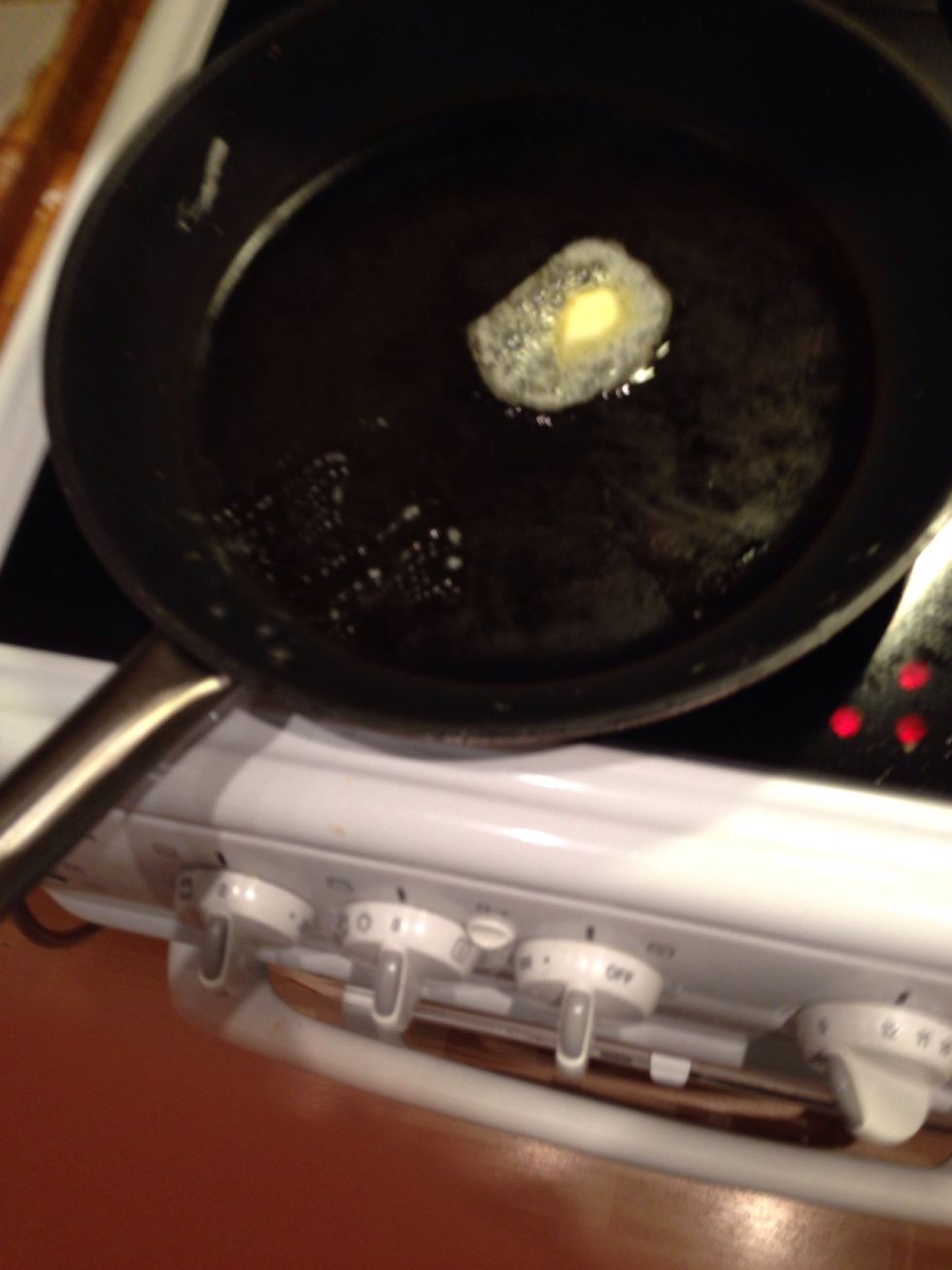 But some butter in your pan...