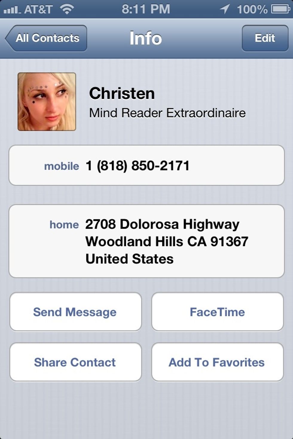But the address isn't the only thing that changes. The phone number also changes. In fact this is the real secret to how this works and how its possible with any phone.