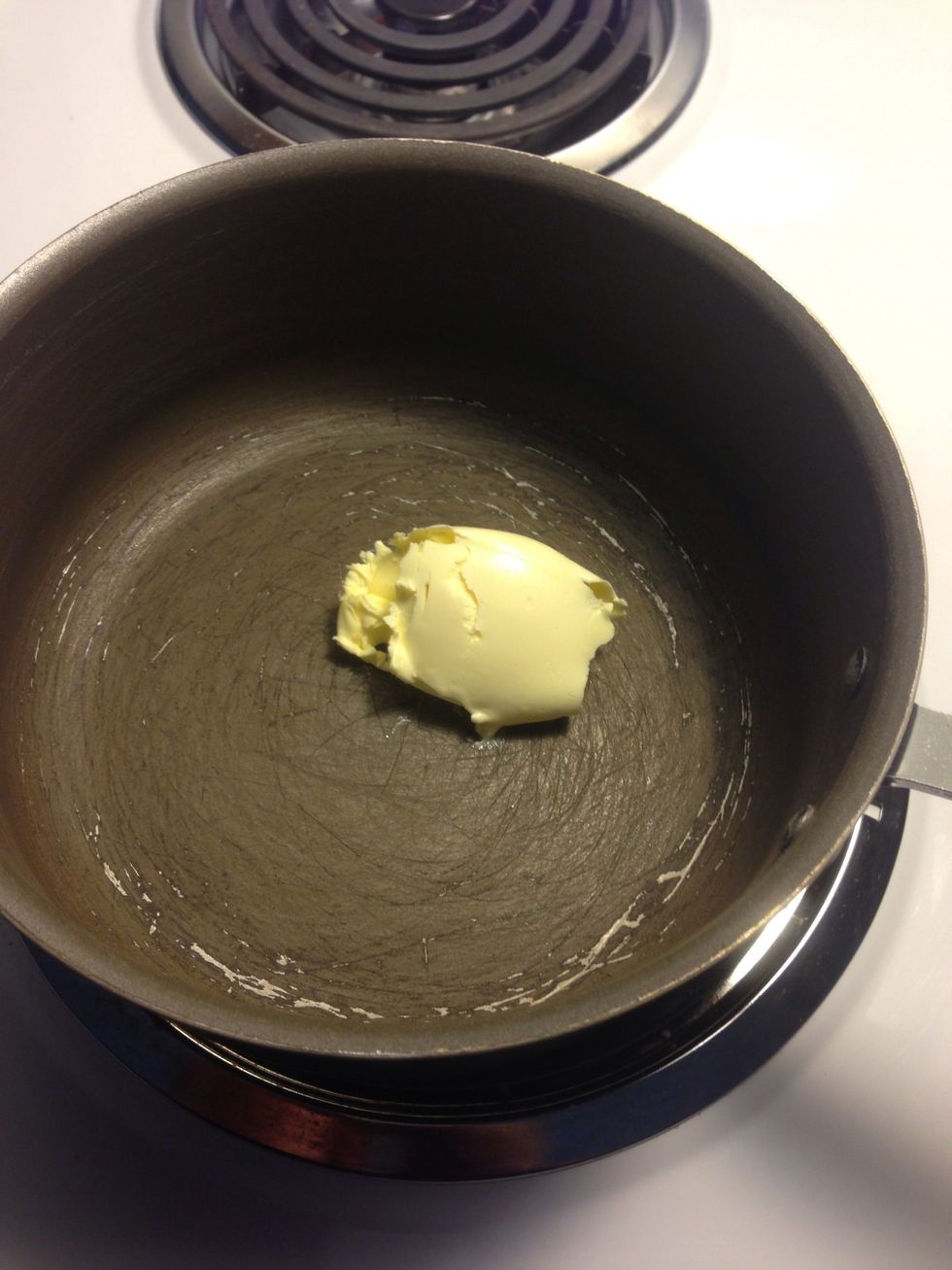 But the butter the pan