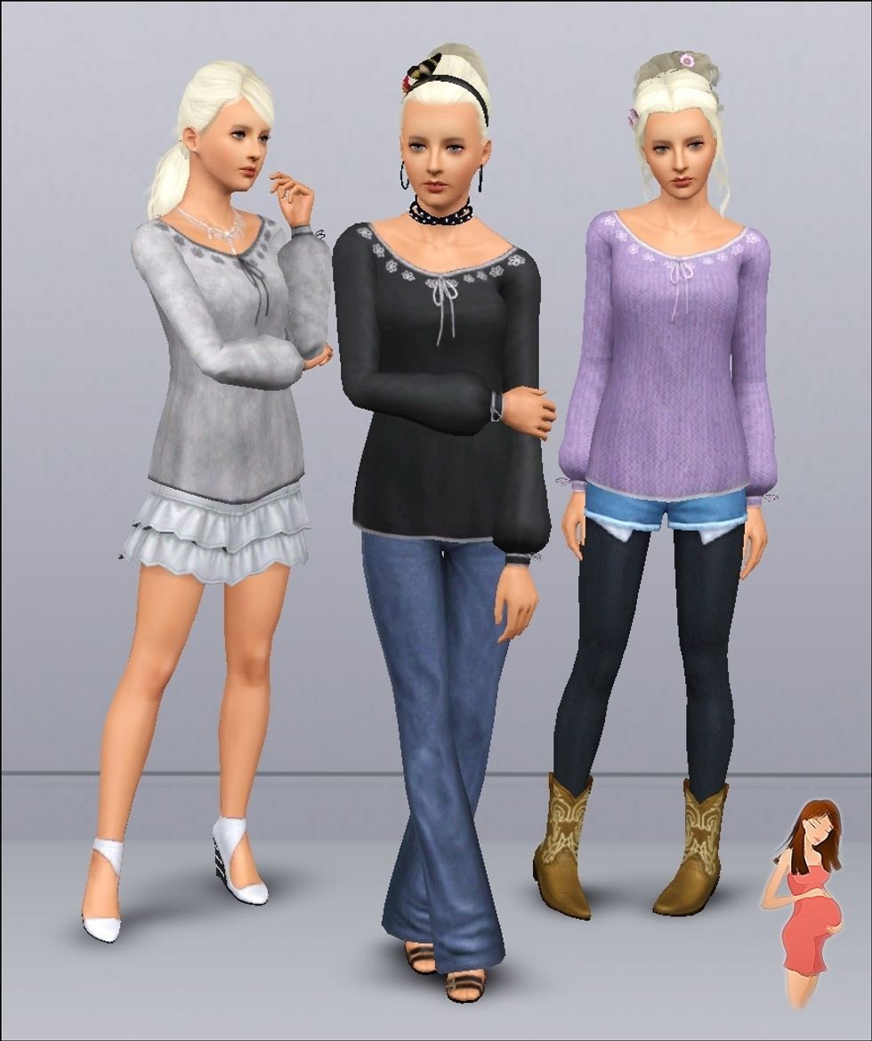 But this game can also create content for others to use. You can design an outfit for your sim and then share it for others to use on their sims.