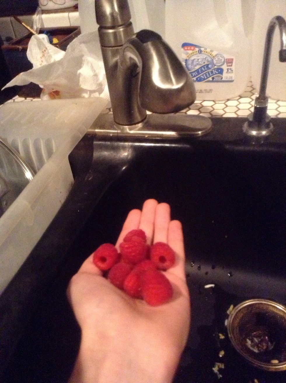 But wash them first!