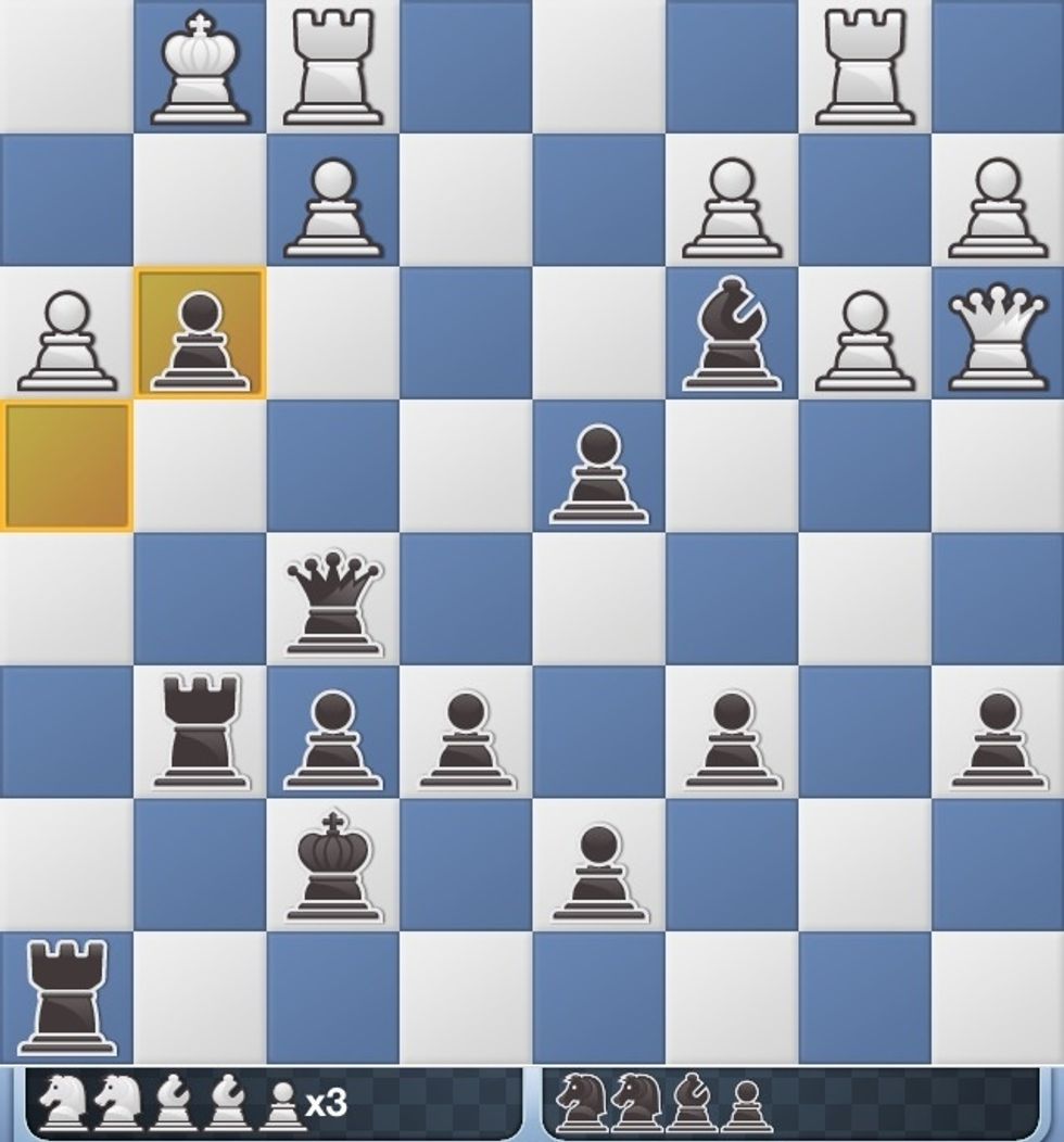 But white forgot about the En Passant! ...hxg4!