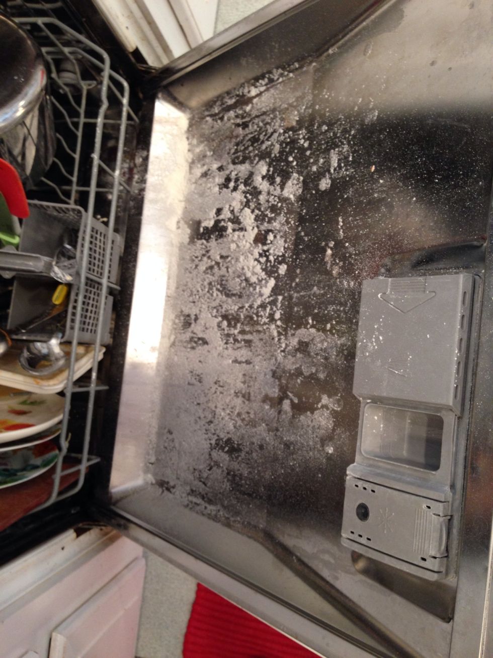 But, you'll keep this much flour from hitting the floor. Do what I do and always make bread the day before the floor gets mopped, hopefully, by someone who isn't you.