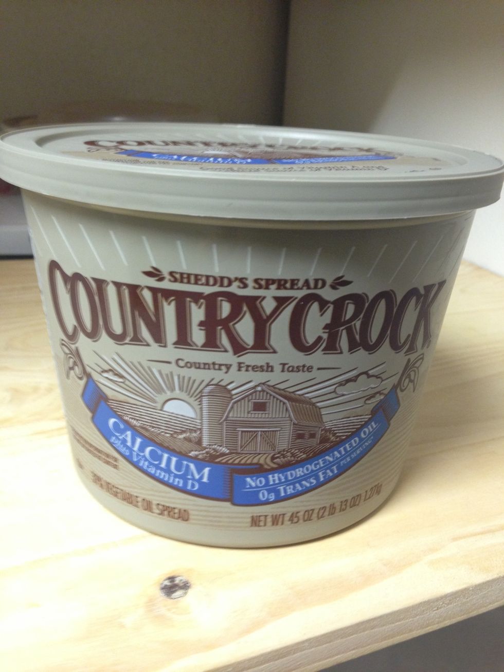 Butter: 2 of this container (it really depends on how rich you want your pie)