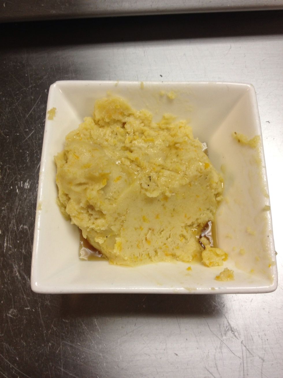 Butter after blended