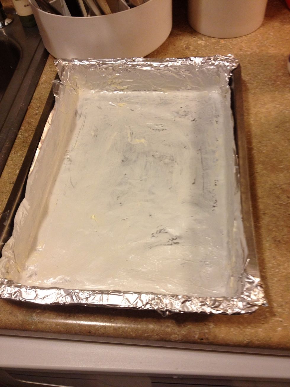 Butter foil and set aside