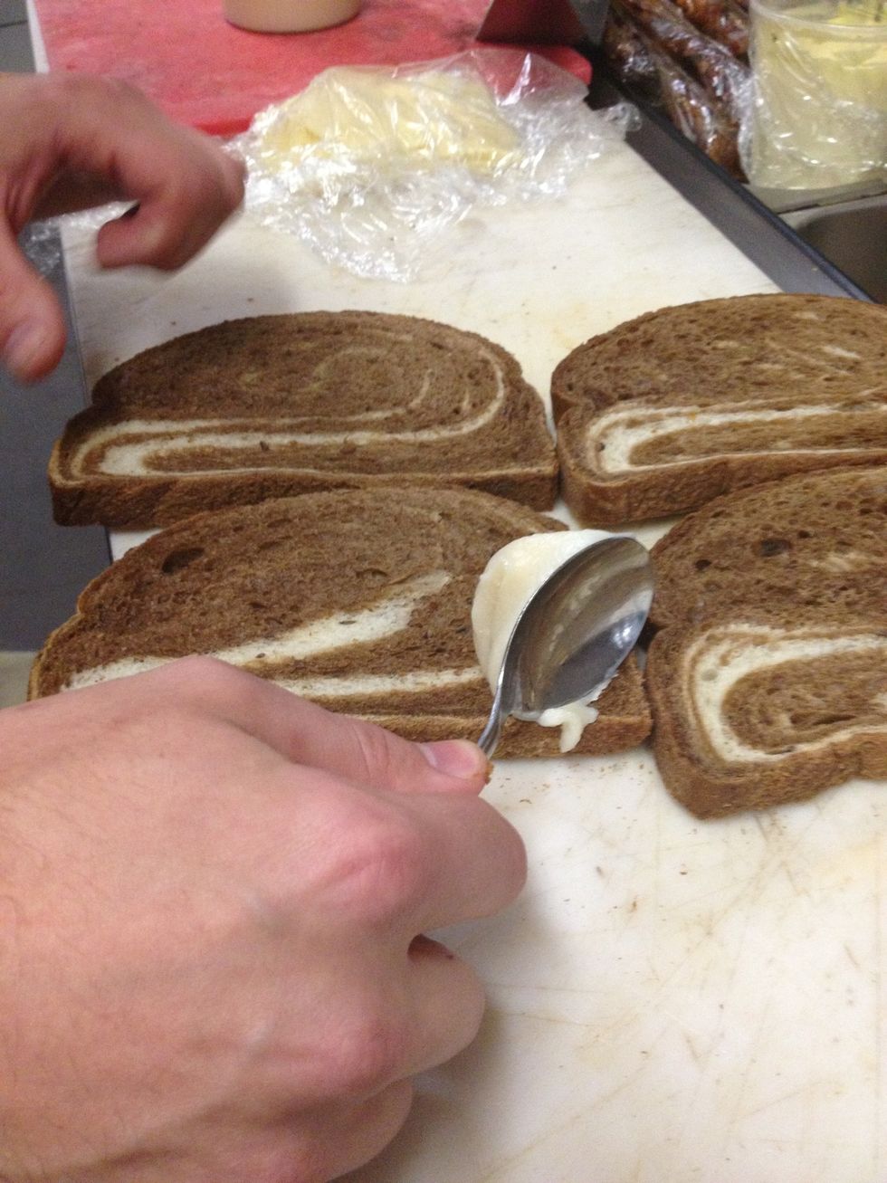 Butter that shit with bacon grease. Butter is for pussies and Girl Scouts