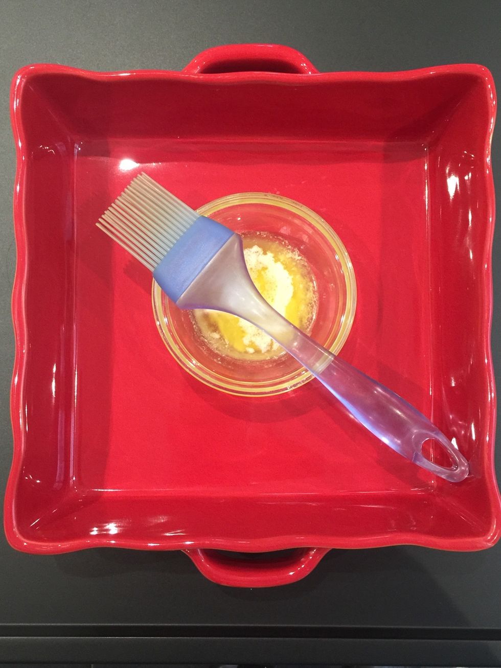 Butter the baking dish