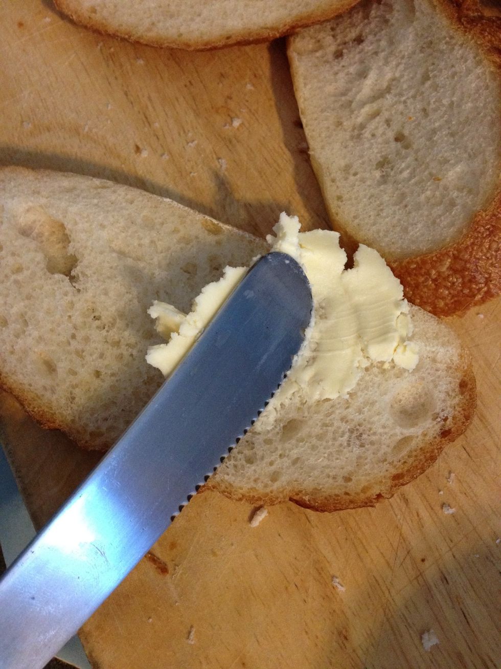 Butter the bread. Be generous. \ud83d\ude0d