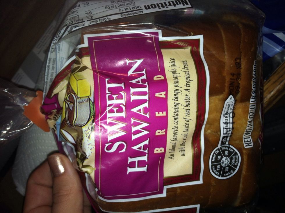 Butter the bread. Use any kind, I used this kind because they were pretty big slices.