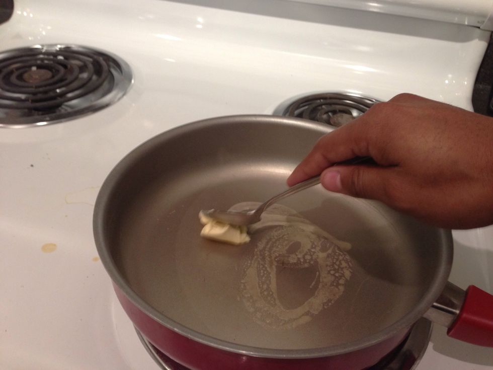 Butter time. Don't let it dry up (you can substitute butter with vegetable oil, or water)