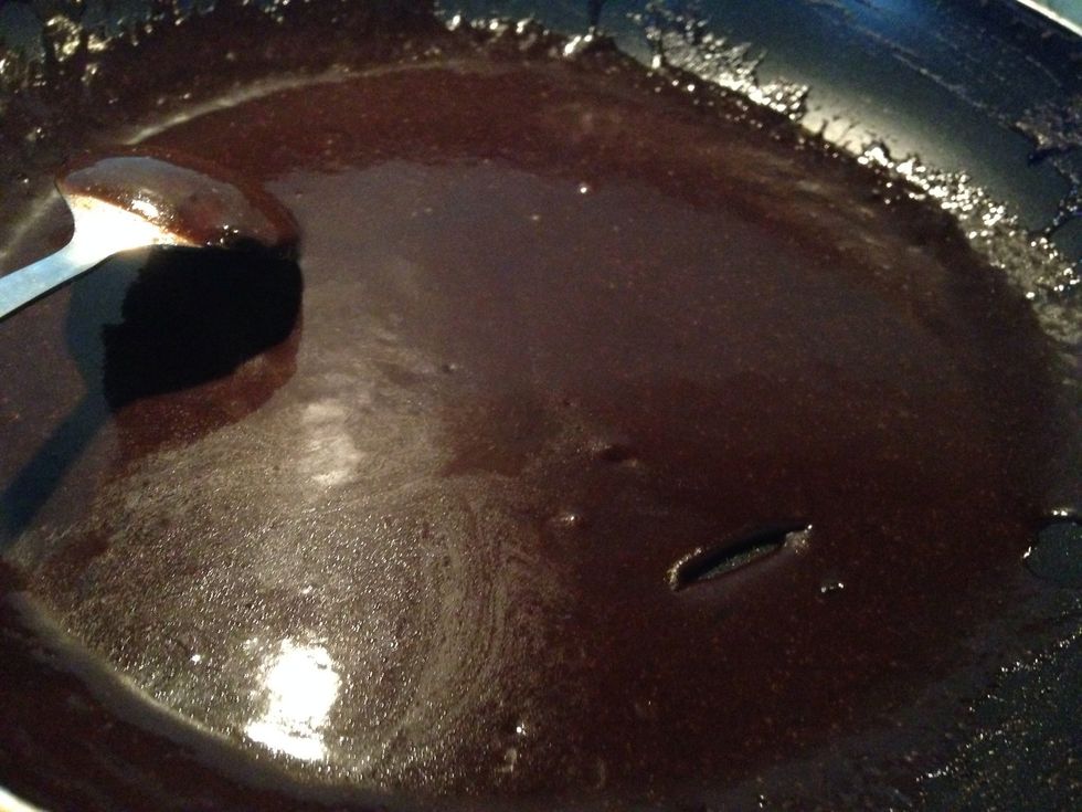 Butter will add glaze to ganache