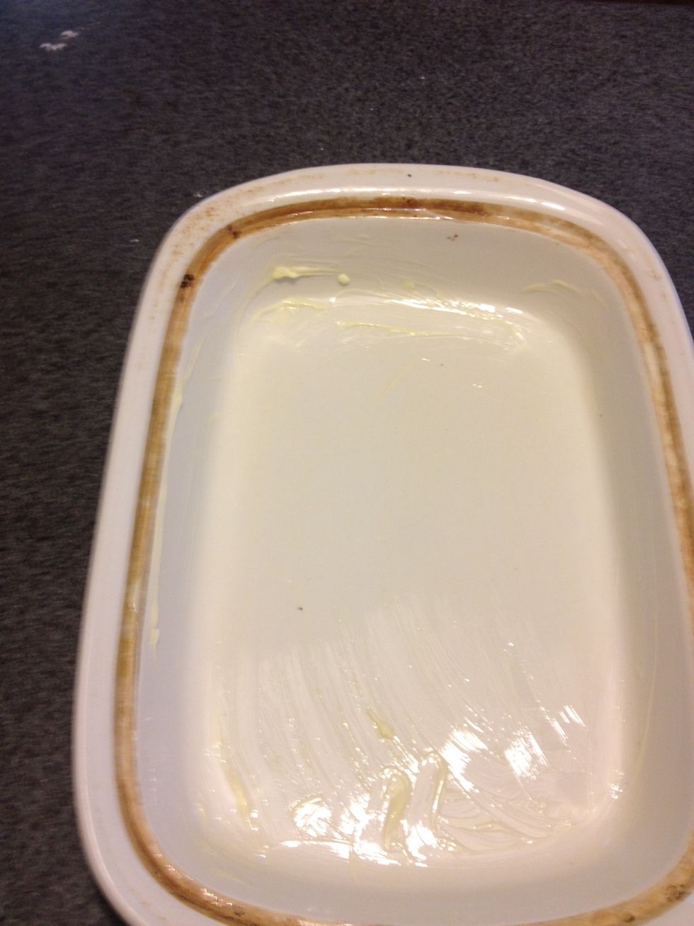 Butter your baking dish