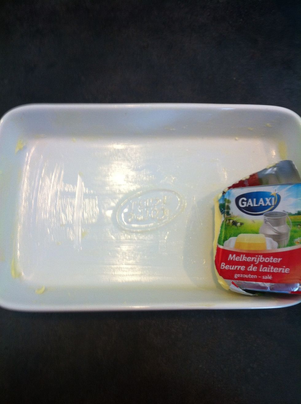 Butter your cooking dish.