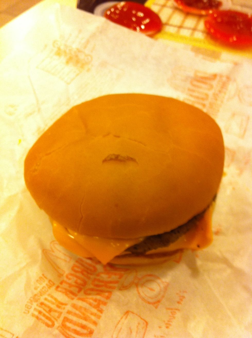 Buy a cheeseburger. Best buy after 12pm. Wait for Mcvalue meal.