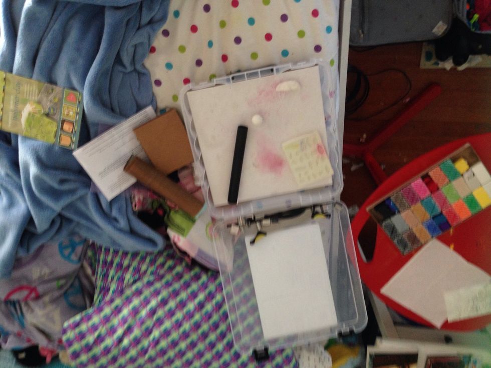 Buy and open sculpey clay kit.